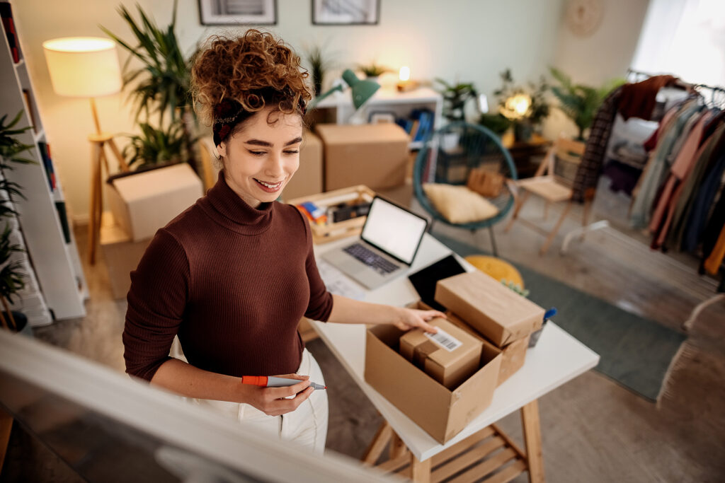 close up of a woman's hand using a mouse