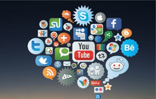 Disruptive employees looking at a laptop screen